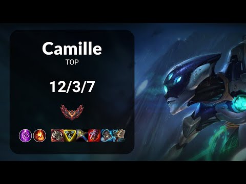 Camille vs Kennen TOP - KR GRANDMASTER Patch 14.24