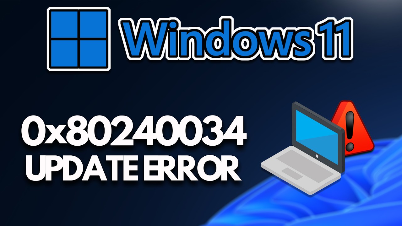 Windows 11 Update Error Code 0x80240034 FIX