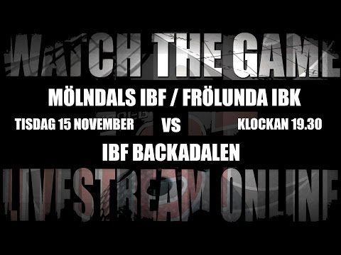 HJ18: Mölndals IBF/Frölunda IBK - IBF Backadalen