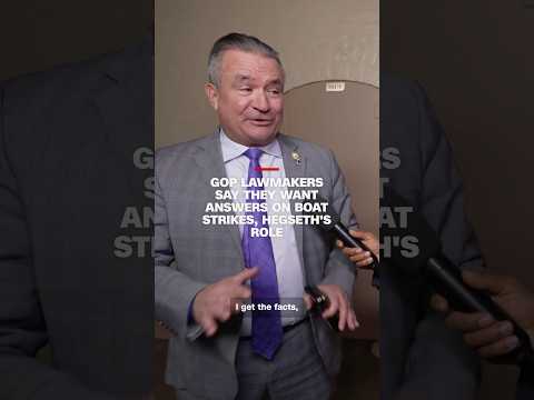 GOP lawmakers say they want answers on boat strikes, Hegseth's role