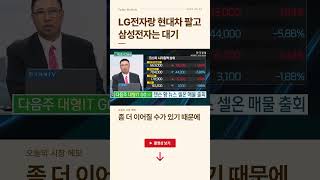 LG전자랑 현대차는 팔고, 삼성전자는 대기? | 넥스트 시그널 | 성공투자 오후증시