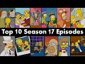 Top 10 Simpsons Season 17 Episodes