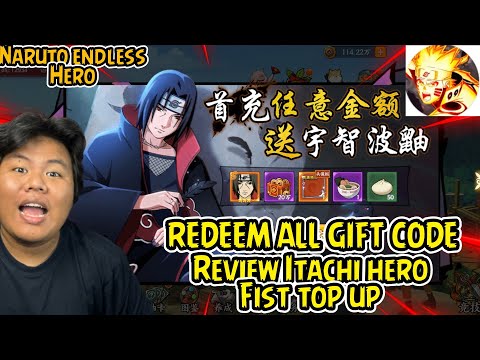 All Gift Code Naruto Endless Hero and Ninja Review of Itachi Uchiha Hero First Top Up Is Good?