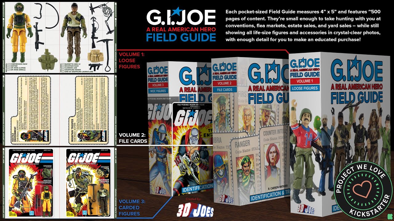 The 3DJOES Field Guides are LIVE on KICKSTARTER!