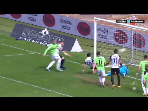 PARTIZAN NASTAVIO GDE JE STAO: Miljković na pravom mestu, treći gol Partizana / 27.04.2022.