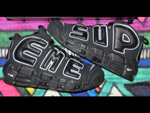 Supreme X Nike Air More Uptempo - Fresh out of the Box (Review).