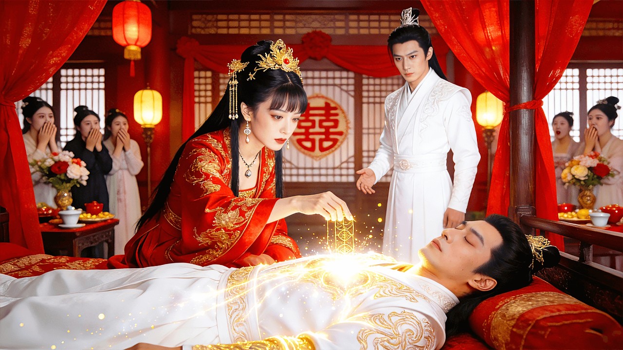 【全集】她被继母逼着替嫁冲喜，新婚夜误吻昏迷侯爷，竟能看见他的灵魂！谁料侯爷当夜苏醒、反手整肃兵营立威，夫妻联手回门智斗王爷宠爆她！|#短剧 #cdrama #chinesedrama #虐渣 #女主