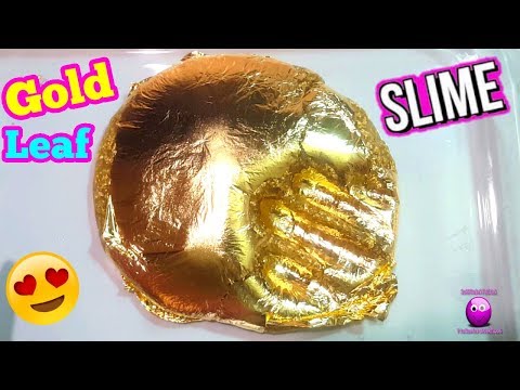 Gold leaf slime, slime de hojas de oro