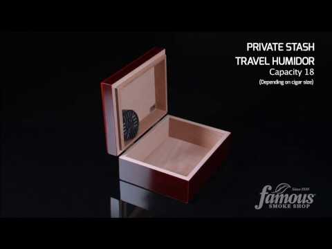 Private Stash Travel Humidor - Famous Smoke Shop
