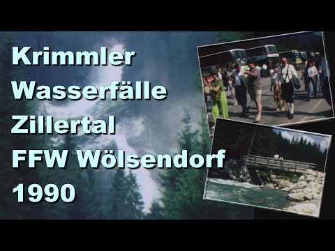 Wölsendorf FFW-Ausflug zu den Krimmler Wasserfällen im Zillertal 1990