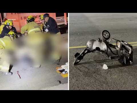 Woman using mobility scooter killed in South Los Angeles hit-and-run