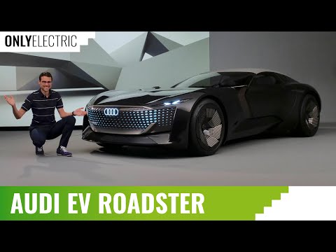 The Audi vision of a future EV supercar roadster - Audi Skysphere