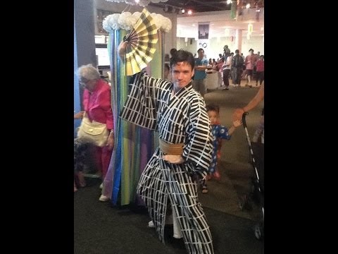Natsu Matsuri and Obon Festival - Andrew Tite Performing "Jinsei Yume Shobu" Dance