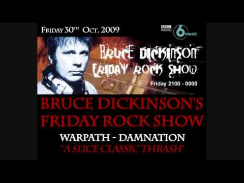 Warpath 'Damnation' on Bruce Dickinson's Friday Rock Show