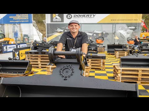 Jeremy Doherty of Doherty Attachments gives a quick overview of their BTA Rotary Tilt Buckets.