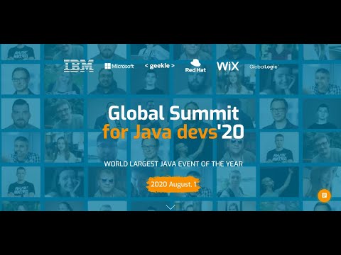 Global Summit for Java devs' 2020  | 1 August, 20 |