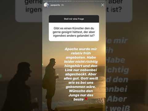 Pa SPORTS hat APACHE 207 abgelehnt - vor Bausa und RAF Camora