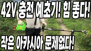 기름 한방울 사용 안하고 잡초 모조리 없애는 혁신 예초기! 성능까지 완벽!