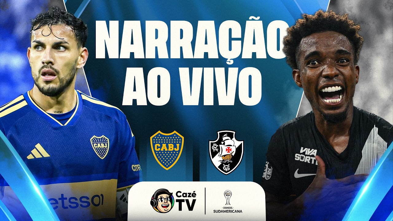 AO VIVO: VASCO X BOCA JUNIORS | SUL-AMERICANA | NARRAÇÃO | NOCHE DE COPA
