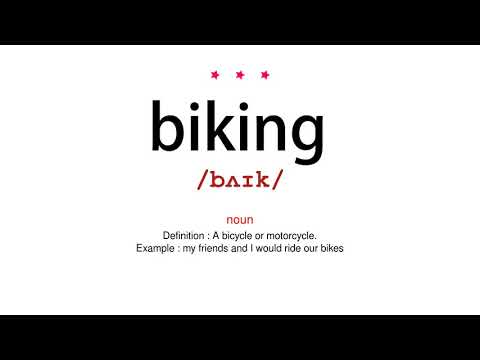 How to pronounce biking - Vocab Today