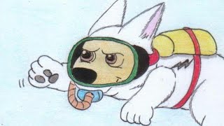 bolt the superdog scuba diving(art by fredvegerano on deviantart)