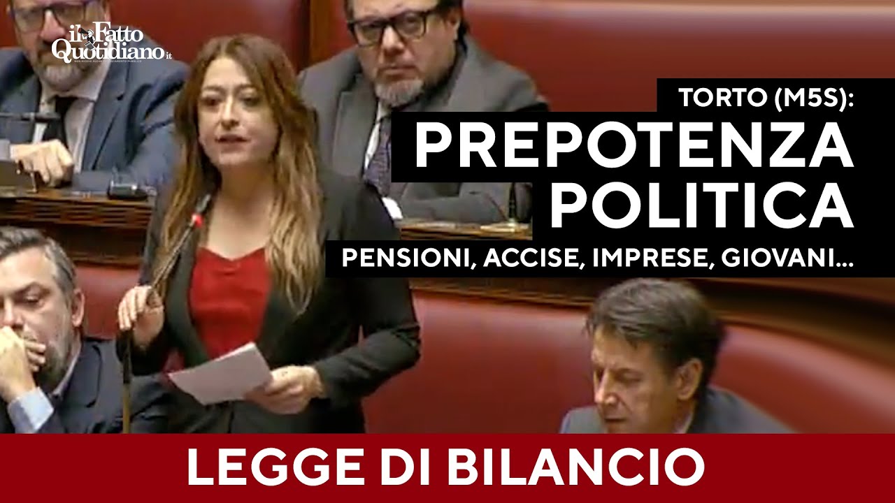 M5S contro il governo: "Manovra? Prepotenza politica. Promesse disattese, e i poveri aumentano"