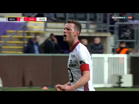 Goal Rob Schoofs vs Anderlecht (1-1)