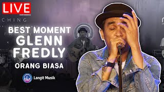 MOMEN GLENN FREDLY BERSAMA LANGIT MUSIK - ORANG BIASA | LIVE PERFORMANCE AT LET&#39;S TALK MUSIC