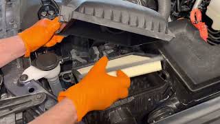 2022-2024 Toyota Tundra Engine Air Filters Replacement Instructions