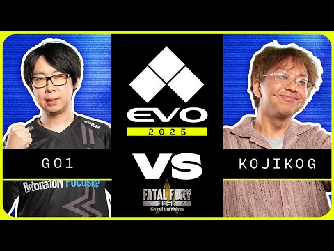 Evo 2025: GO1 vs KojiKOG | FATAL FURY: City of the Wolves