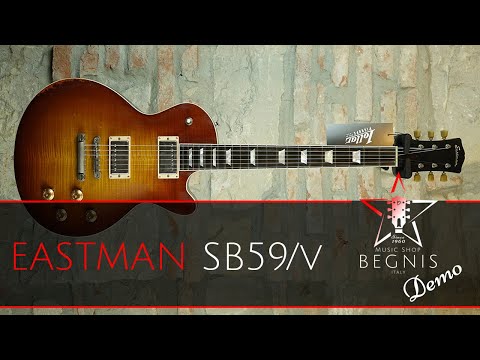 EASTMAN SB59/v GB - Antique Varnish Aged - GoldBurst - w/Lollar pickup - 12753043 image 24