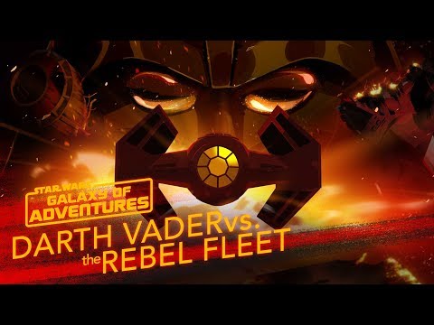 Darth Vader vs. the Rebel Fleet - Fearsome Fighter Pilot | Star Wars Galaxy of Adventures