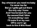 Eminem - 8 Mile Lyrics