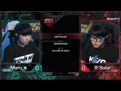 [2021 GSL S1] Ro.16 Group B Match1 Maru vs Solar