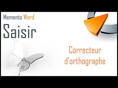 comment installer le correcteur d'orthographe sur word