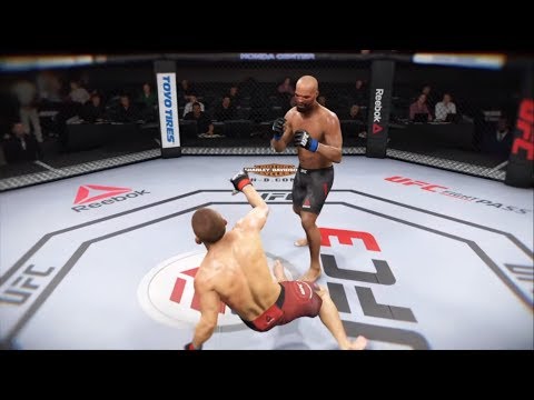 Khabib vs. David Branch (EA Sports UFC 3) - K1 Rules
