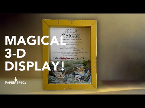 Magical 3-Dimensional Mezcal Display – Paper Inspiration No. 584