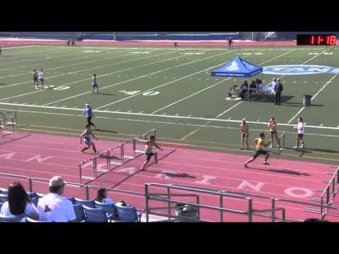 2013 SMHS Track - F-S Boys' 110 Hurdles (Temple City)