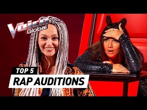 UNEXPECTED RAP auditions in The Voice