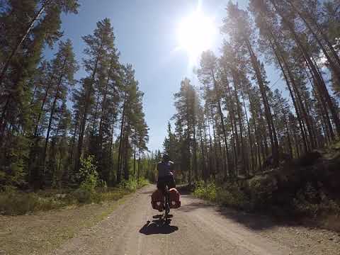 European Bike Trip: Day 14, barrier on a gravel road