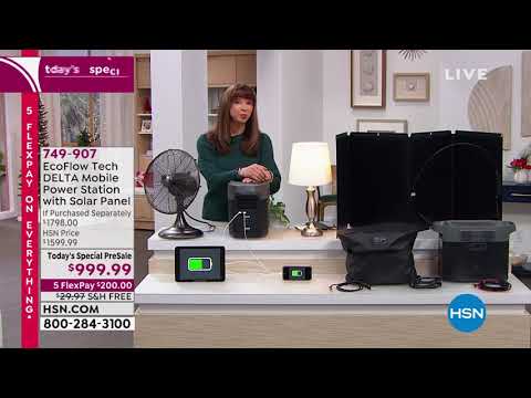 EcoFlow Tech DELTA Mobile Power Station with Solar Panel