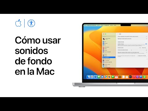 Reproducir sonidos de fondo relajantes en Mac para mantener la concentración