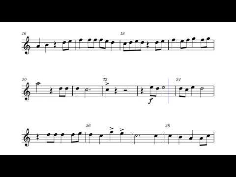 Eye of the Tiger - Alto Sax - Arr. by Gerald Sebesky