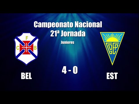 Juniores - Belenenses 4 vs 0 Estoril Praia