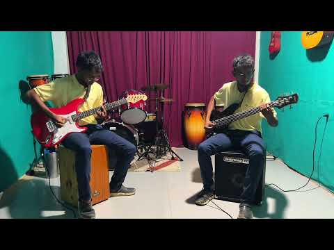 Cuídala Dios (Los Diablitos) solo de guitarra y bajo 🎸🎸 #vallenato #cover #guitar #bass