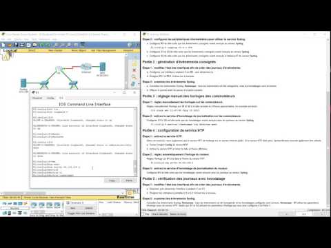 8.1.2.5 Packet Tracer - Configuring Syslog and NTP