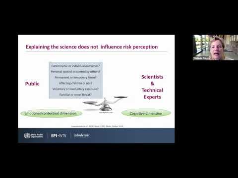 Melinda Frost - explaining the science and risk perception