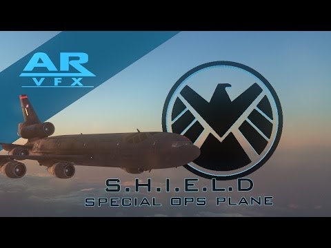 S.H.I.E.L.D special ops plane CGI test