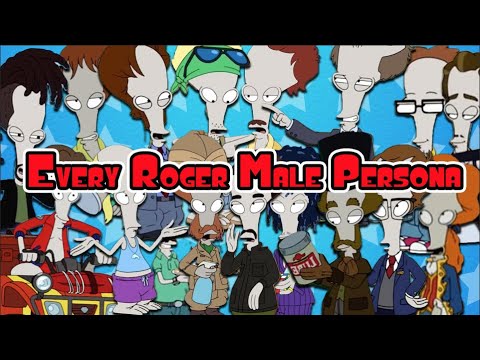 American Dad - Every Roger Male Persona