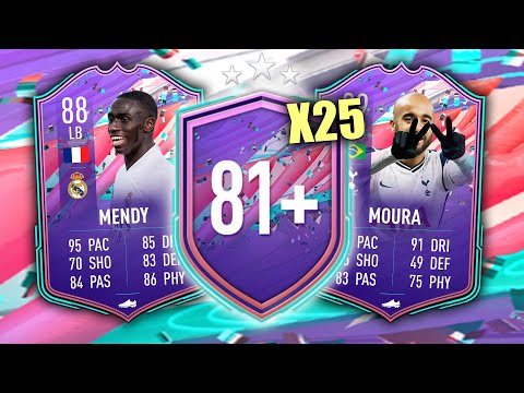 ICON SWAPS ⭐ 81+ X 25 PLAYER PACK 🔥 FIFA 21 ULTIMATE TEAM